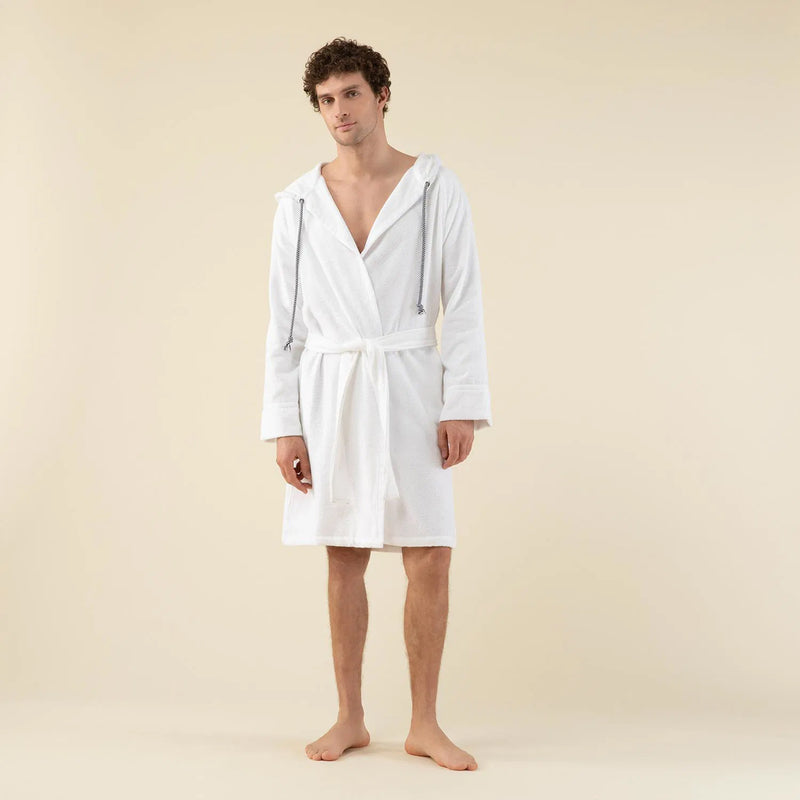 Chakra Ferme Unisex Bathrobe White