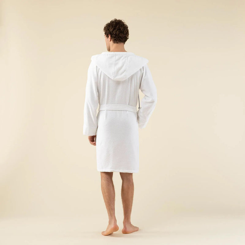 Chakra Ferme Unisex Bathrobe White