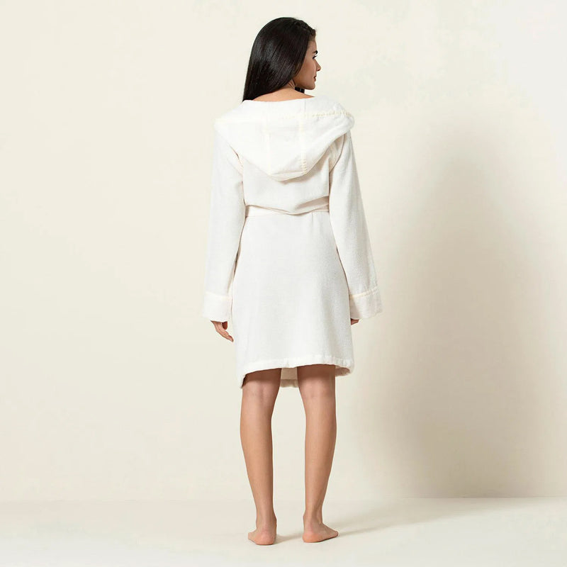 Chakra Ferme Unisex Bathrobe Ecru