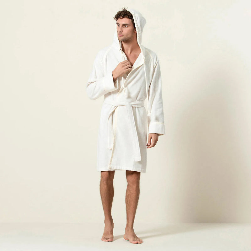 Chakra Ferme Unisex Bathrobe Ecru