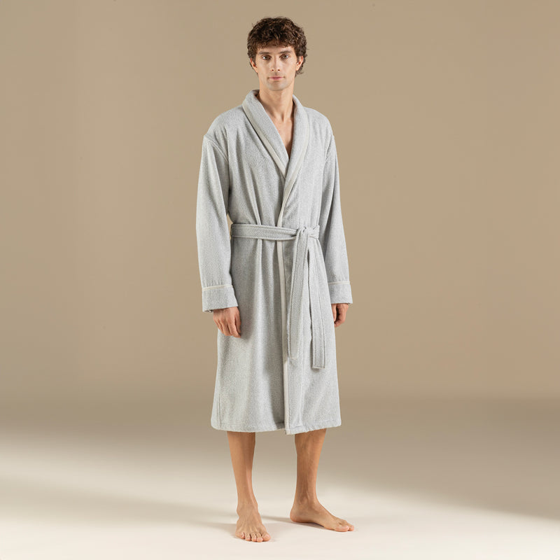 Chakra Vissana Unisex Bathrobe Natural