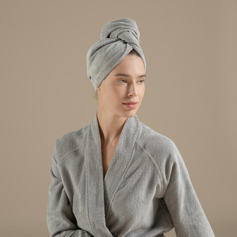 Chakra Solid Hair Bonnet  Light Grey