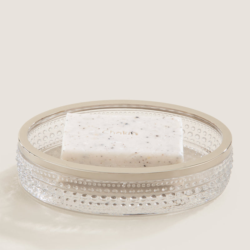 Chakra Tudes Soap Dish Transparent