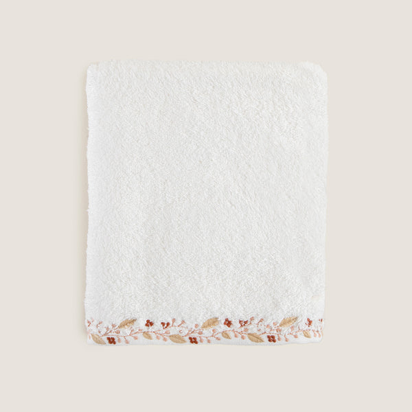 Chakra Bloom Face Towel 50X90 Cm White