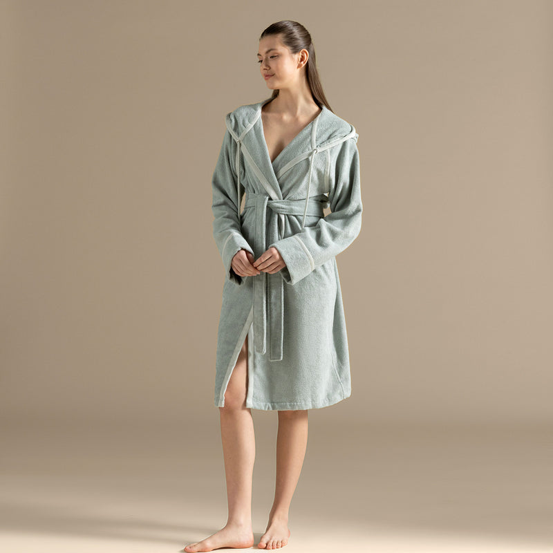 Chakra Ferme Unisex Bathrobe Light Green