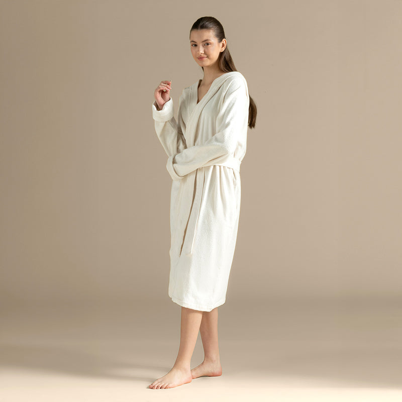 Chakra Debora Towel Bathrobe Ecru