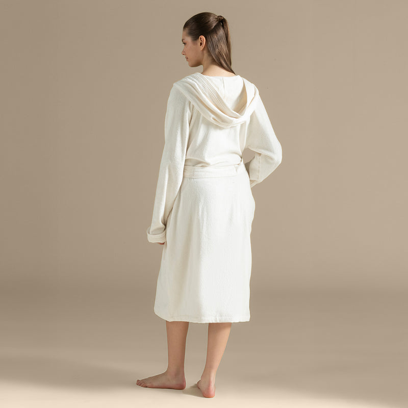 Chakra Debora Towel Bathrobe Ecru