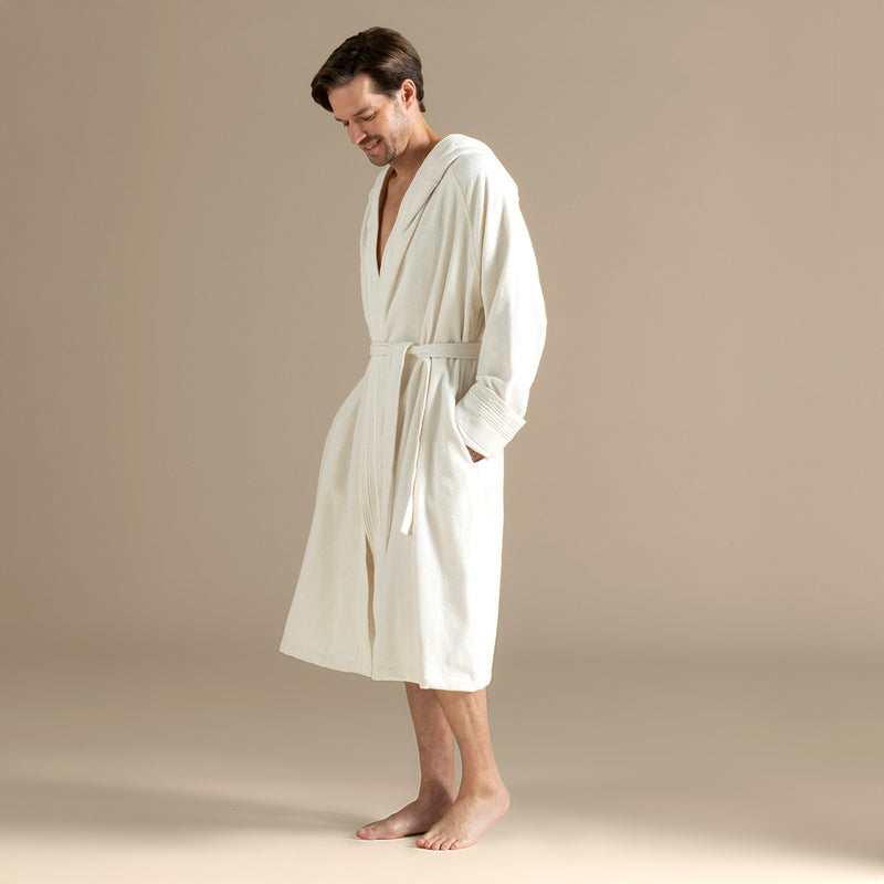Chakra Debora Towel Bathrobe Ecru