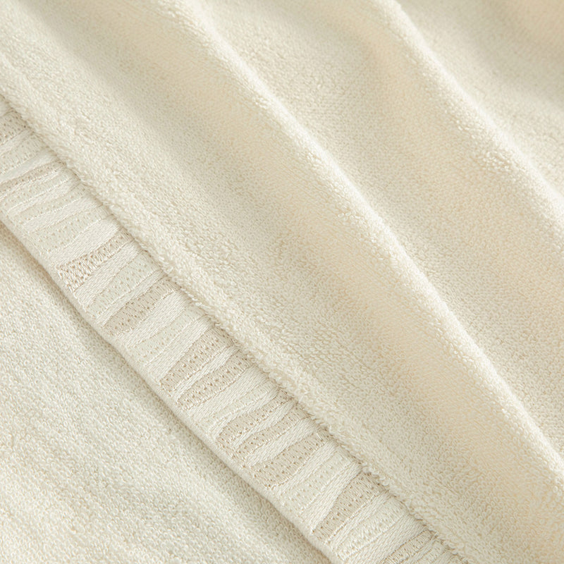 Chakra Perla Unisex Bathrobe Ecru
