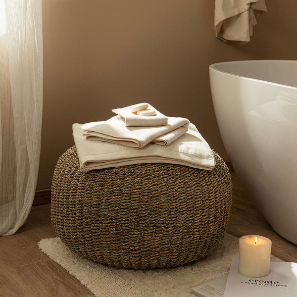 Chakra Davina Solid Bath Towel 85X150 Cm Natural