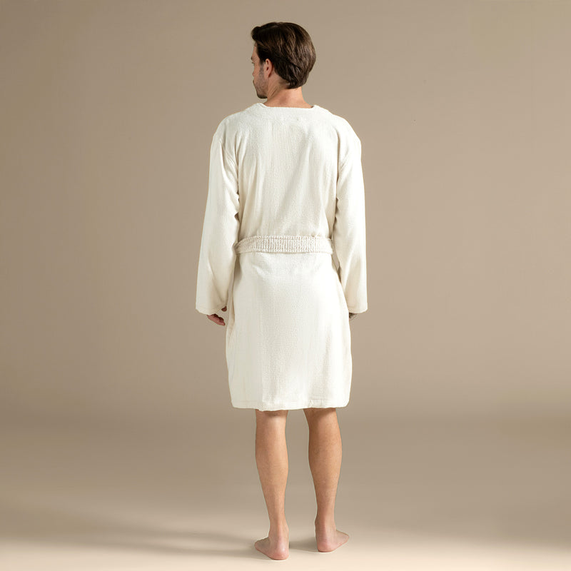 Chakra Soire Unisex Bathrobe Natural