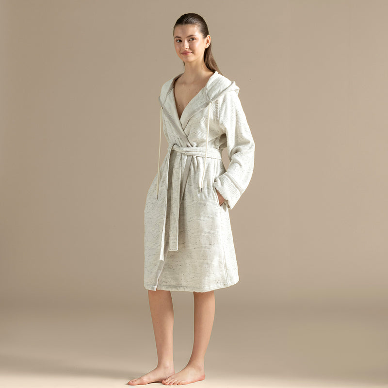 Chakra Ferme Unisex Bathrobe Blue