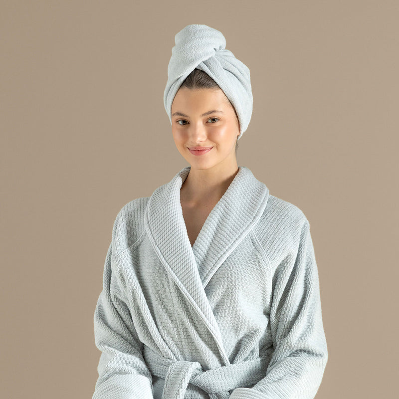 Chakra Solid Hair Bonnet Blue