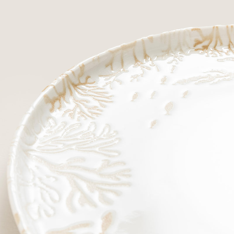 Chakra Mely Serving Plate 26 Cm Transparent