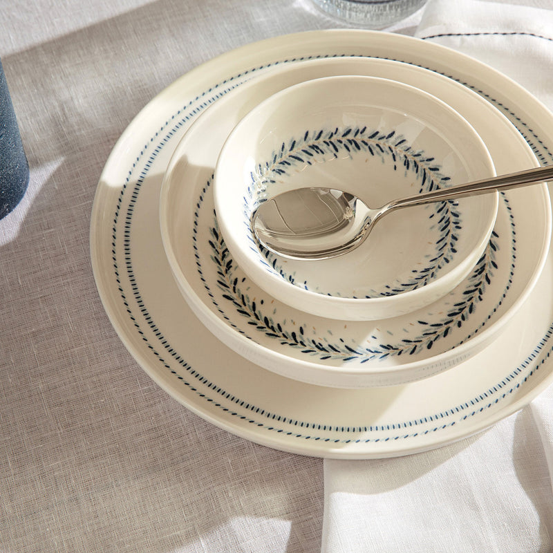 Chakra Pelion Bowl 13 Cm Blue - White