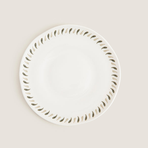 Chakra Oliva Dessert Plate 23 Cm Olive