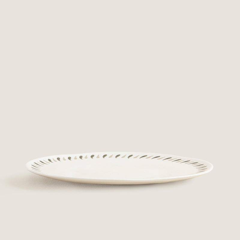 Chakra Oliva Dessert Plate 23 Cm Olive