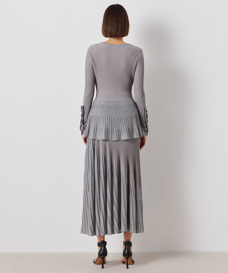Ipekyol Sleeve Detail Ribbed Knitwear Grey