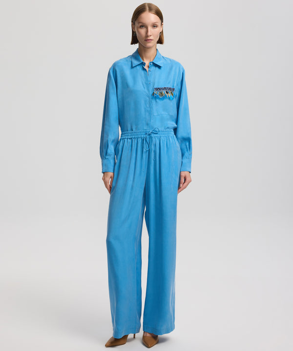 Ipekyol Drawstring Trousers Blue