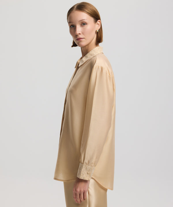 Ipekyol Embellished Detail Shirt Natural