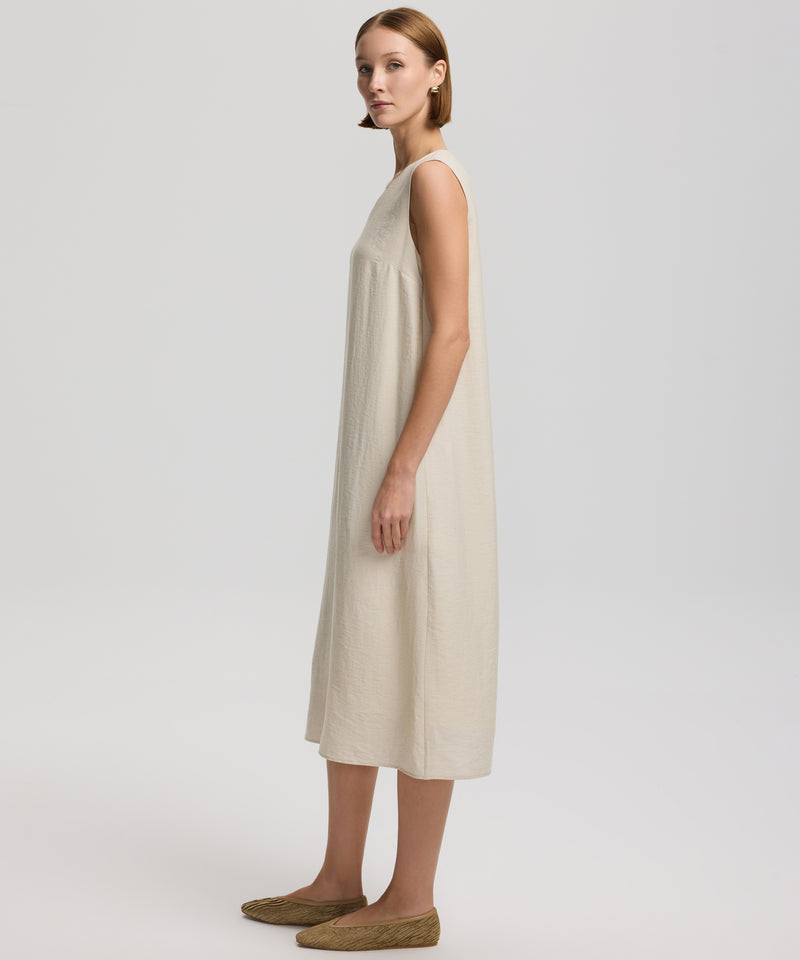Ipekyol V-Neck Sleeveless Dress Ecru
