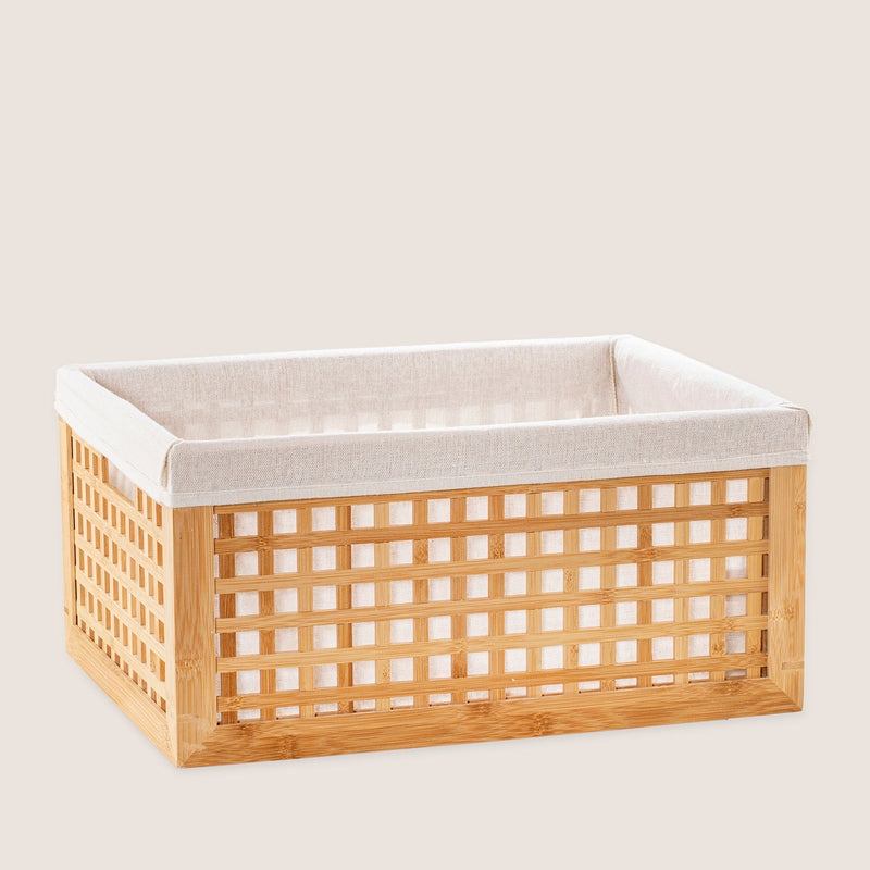 Chakra Bamboo Basket L Natural