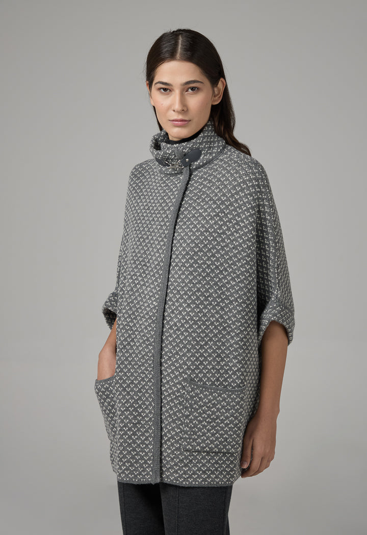 Choice Flyknit Winter Poncho Grey