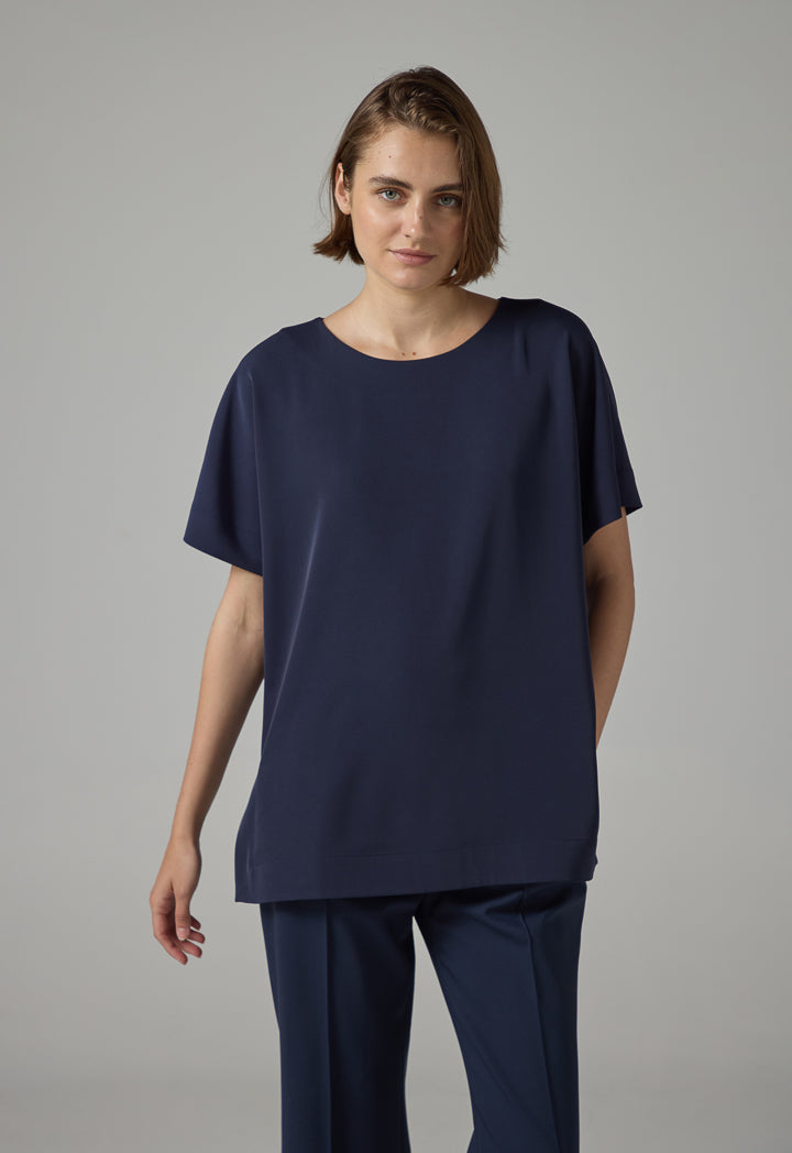 Choice Short Sleeve Basic T-Shirt Navy