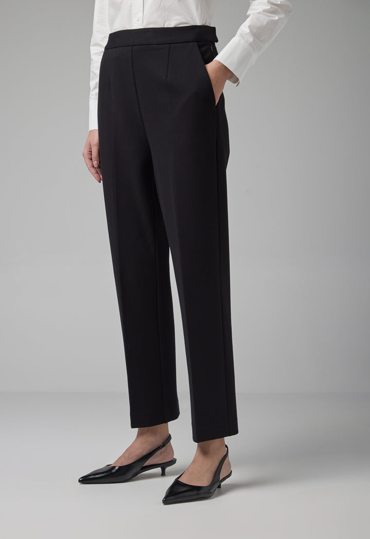 Choice Solid Straight Leg Trouser Black