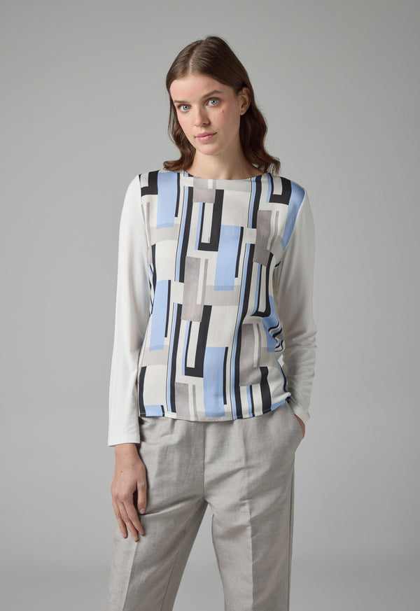 Choice Long Sleeve Printed T-Shirt Multi Color