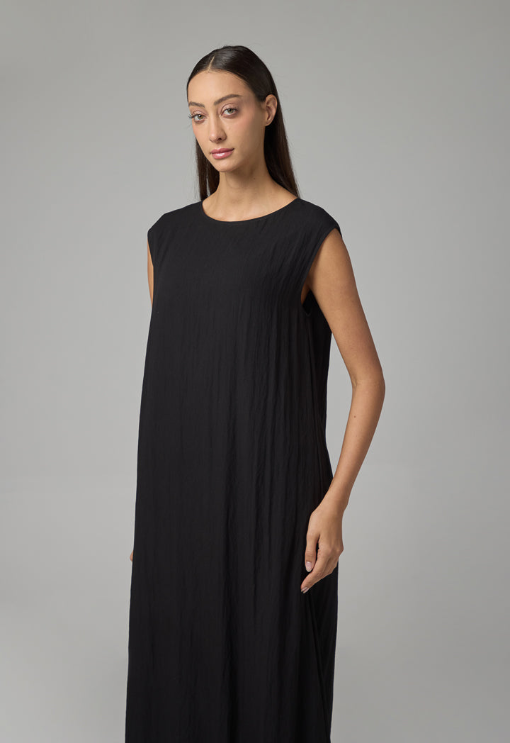 Choice Sleeveless Basic Dress Black