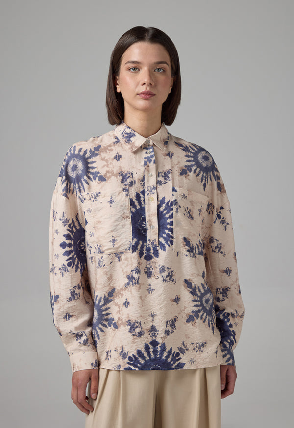 Choice Long Sleeves Printed Shirt Multi Color