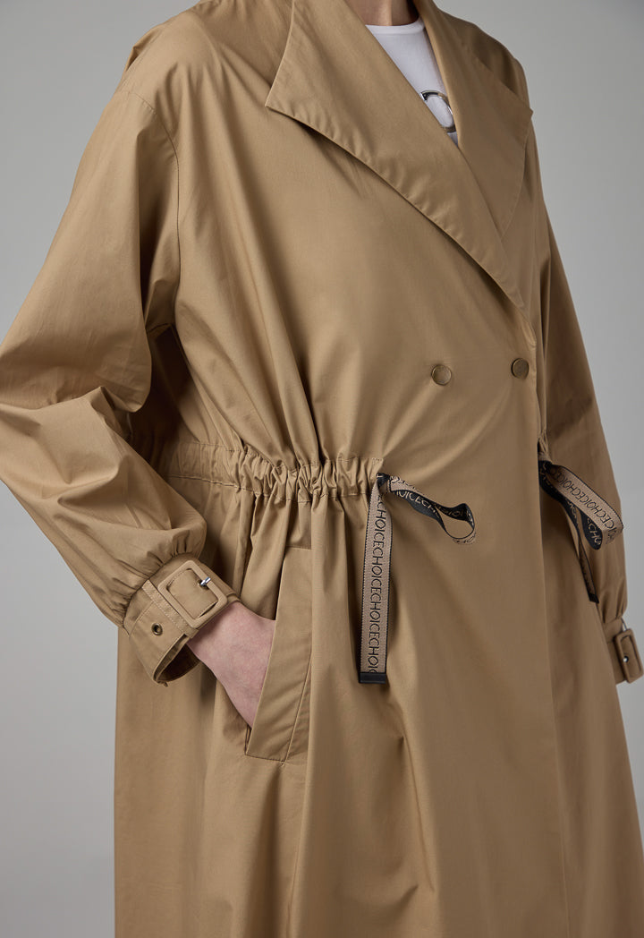 Choice Long Sleeve Double Breasted Jacket Vison