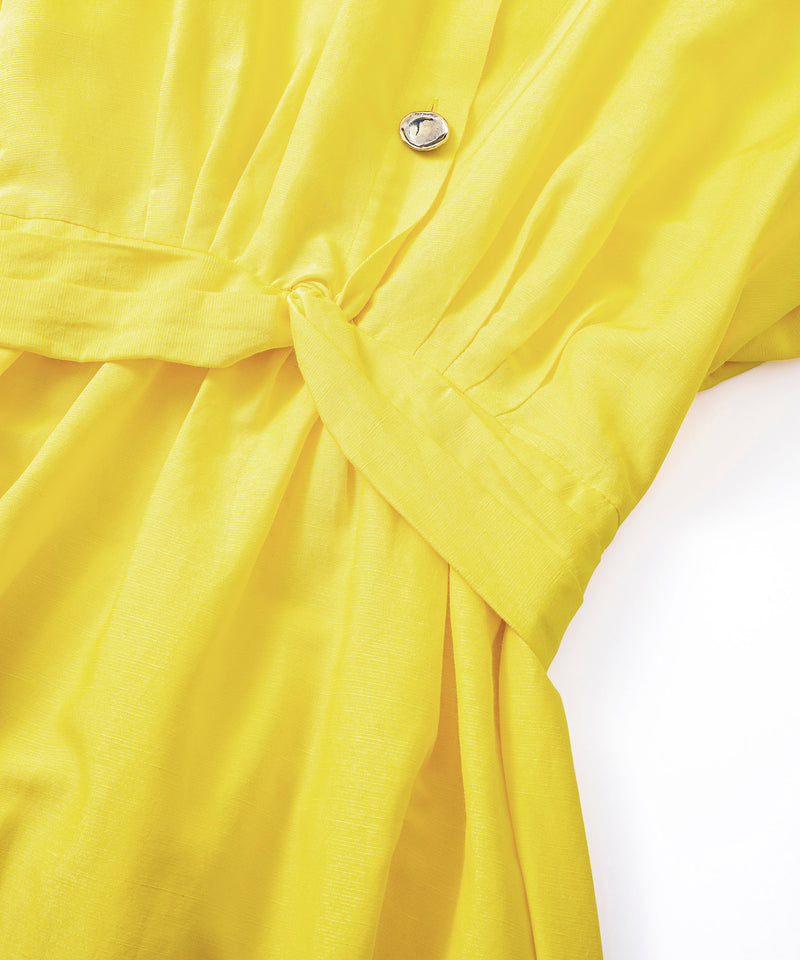 Ipekyol Waist Detail Shirt Dress Yellow