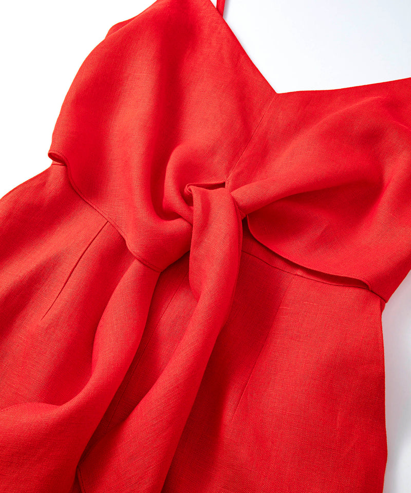 Ipekyol Midi Dress With Metal Accessories Vermillon