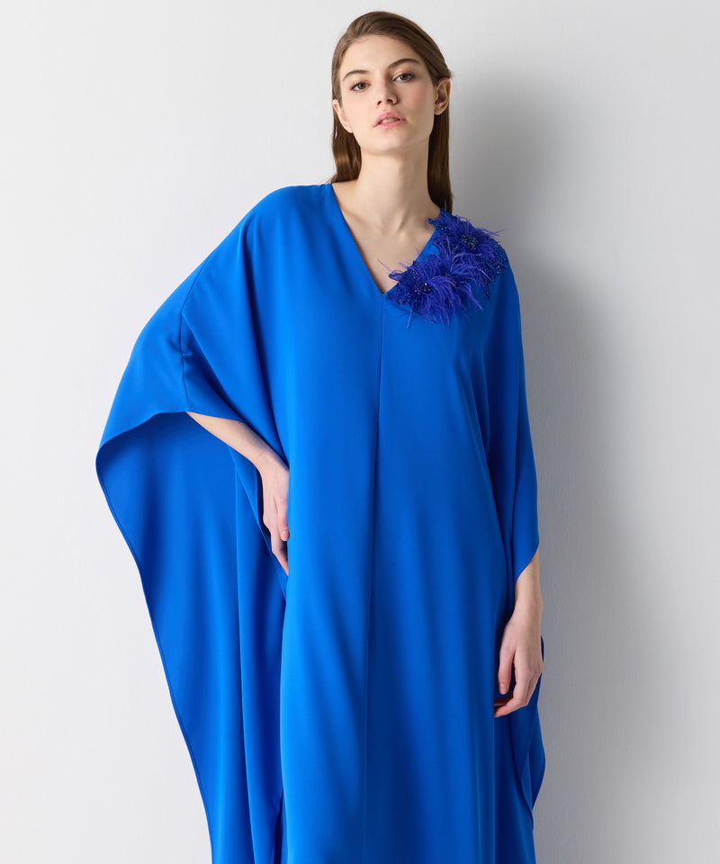 Ipekyol Embroidered Casual Cut Dress Sax