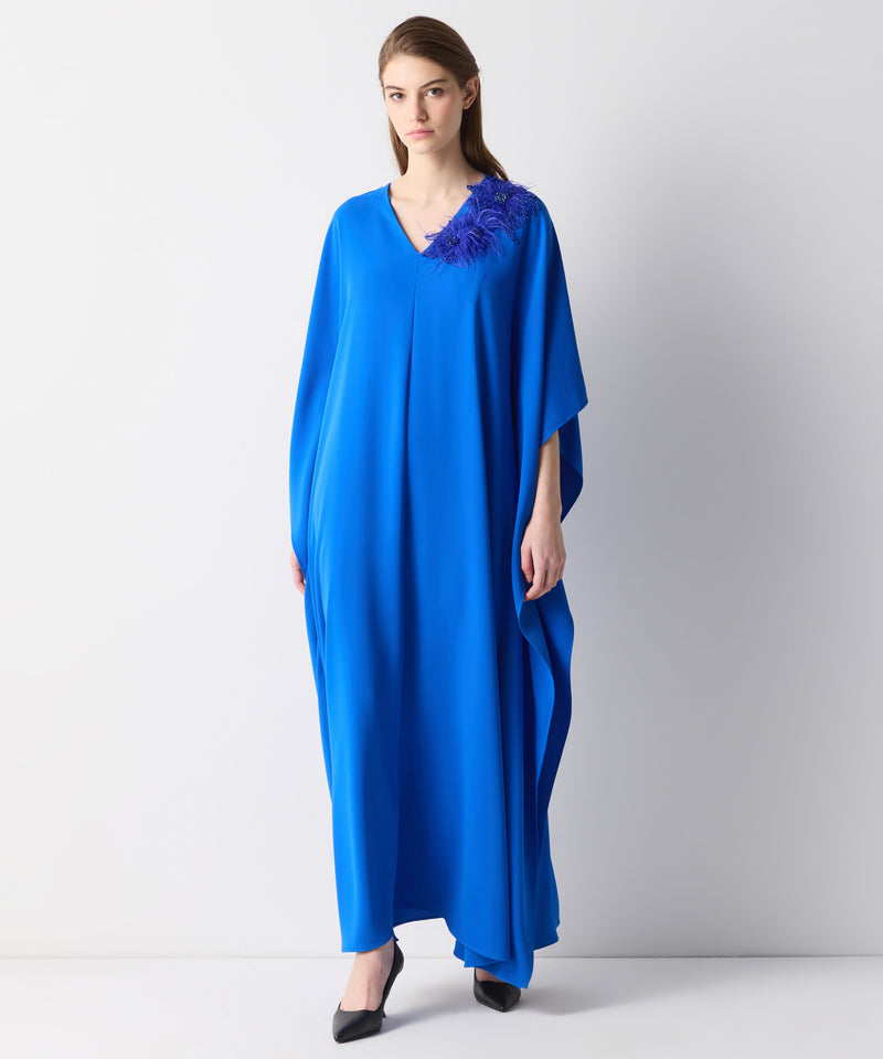 Ipekyol Embroidered Casual Cut Dress Sax