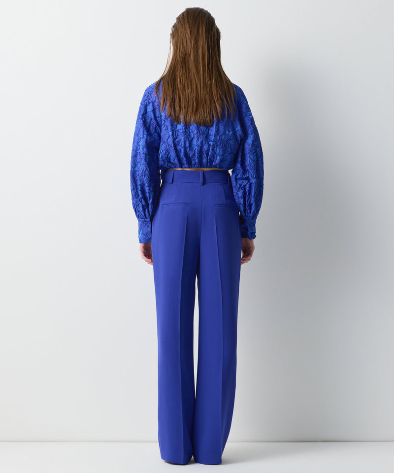 Ipekyol Wide Leg Fit Trousers Sax