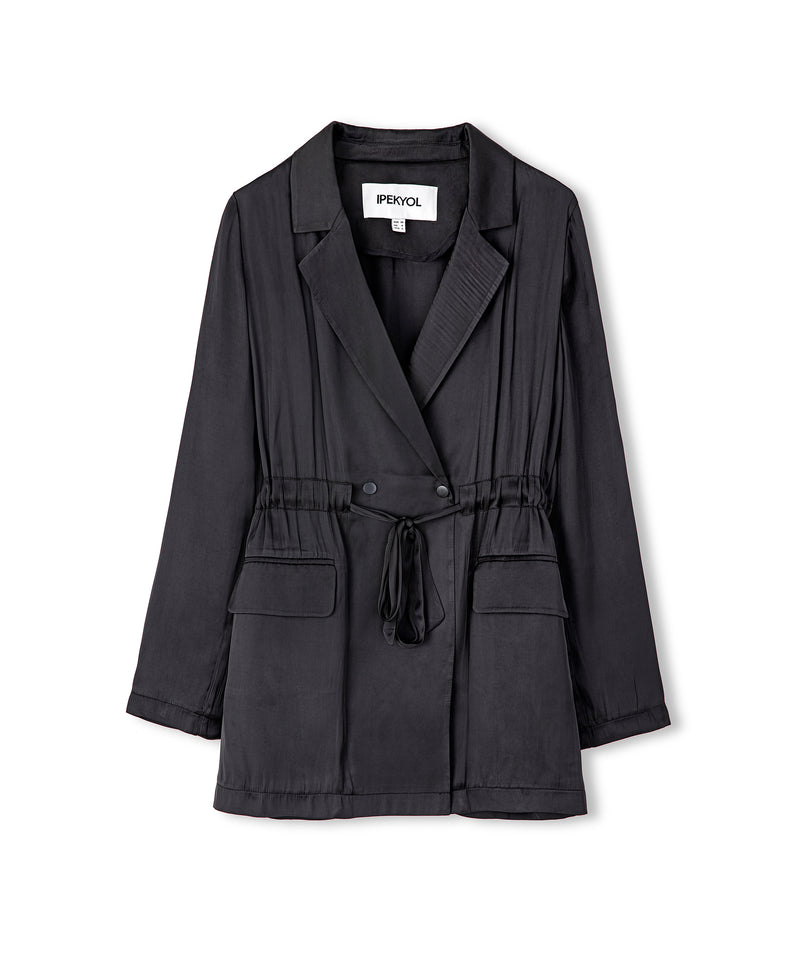 Ipekyol Adjustable Waist Jacket Black