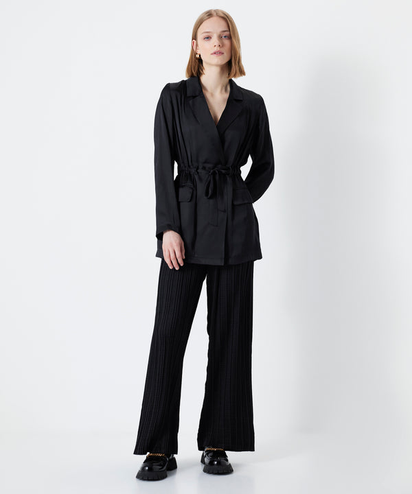 Ipekyol Adjustable Waist Jacket Black