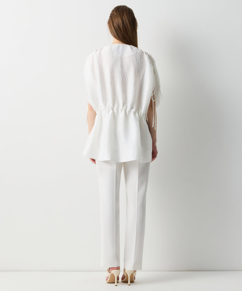 Ipekyol Embellished Detail Solid Outerwear Off White