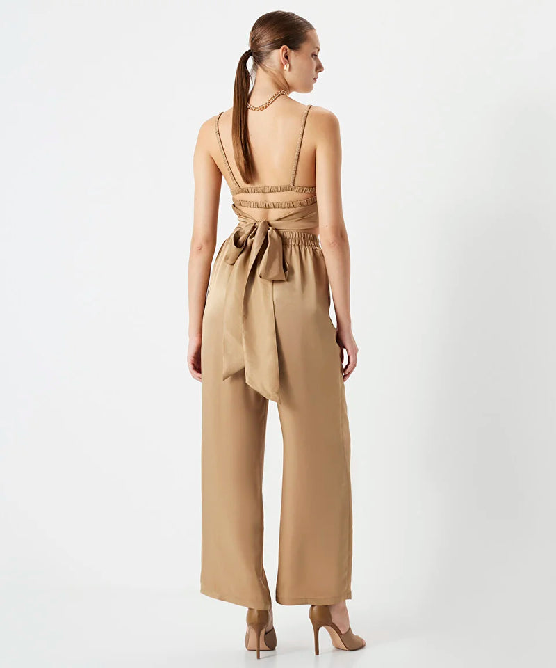 Ipekyol Shiny Textured Bustier Natural