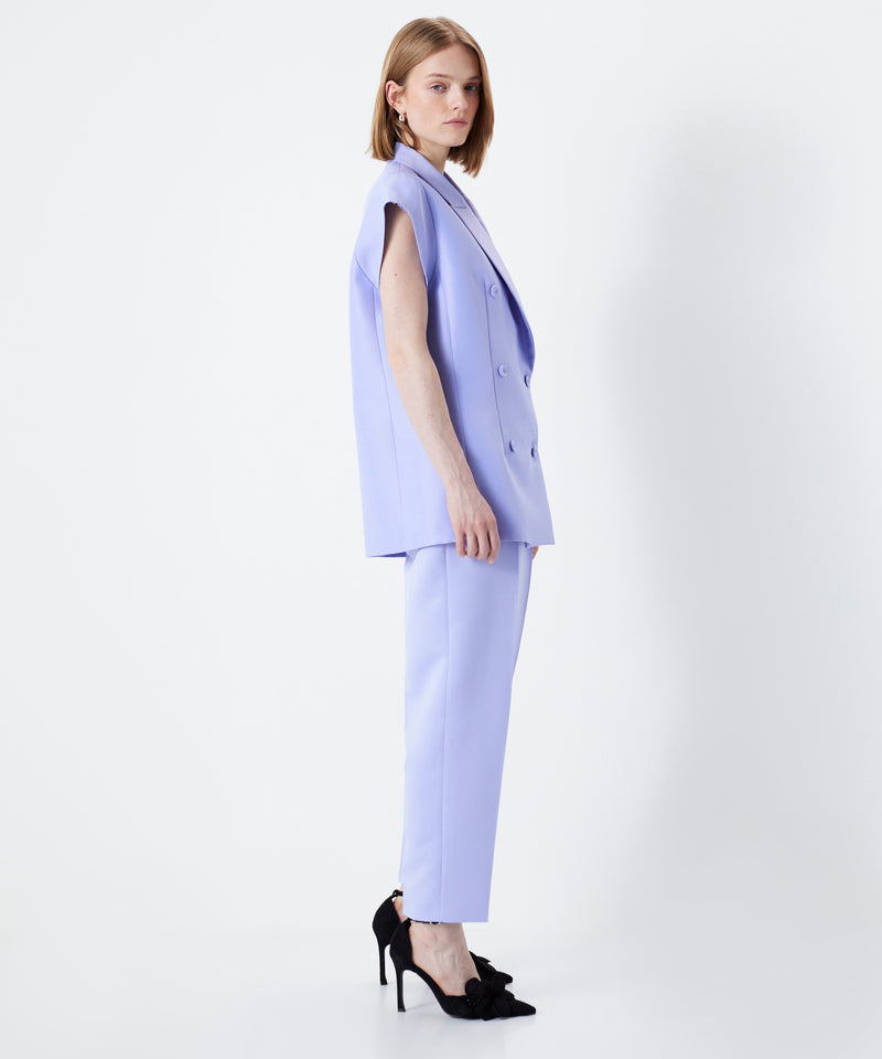 Ipekyol Oversize Double-Breasted Vest Lilac