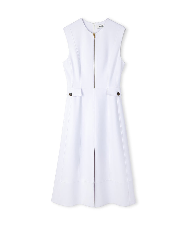 Ipekyol Metal Zipper Dress White