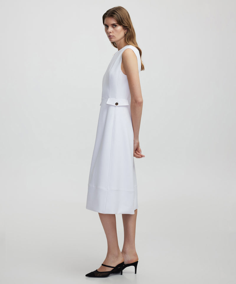 Ipekyol Metal Zipper Dress White