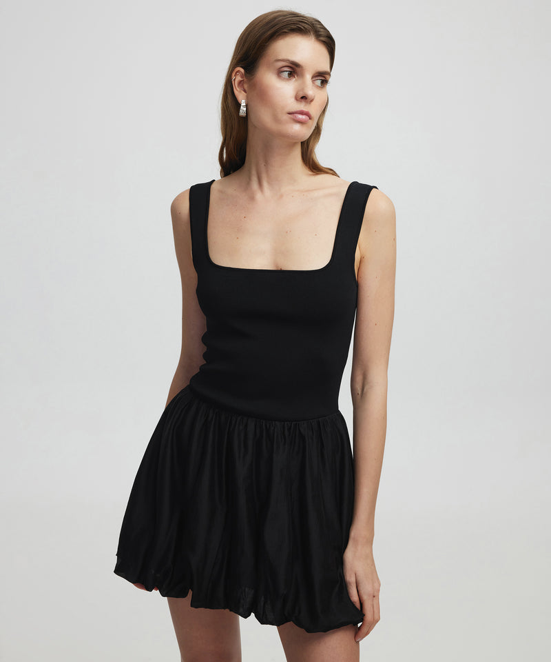 Ipekyol Mini Bubble Dress Black