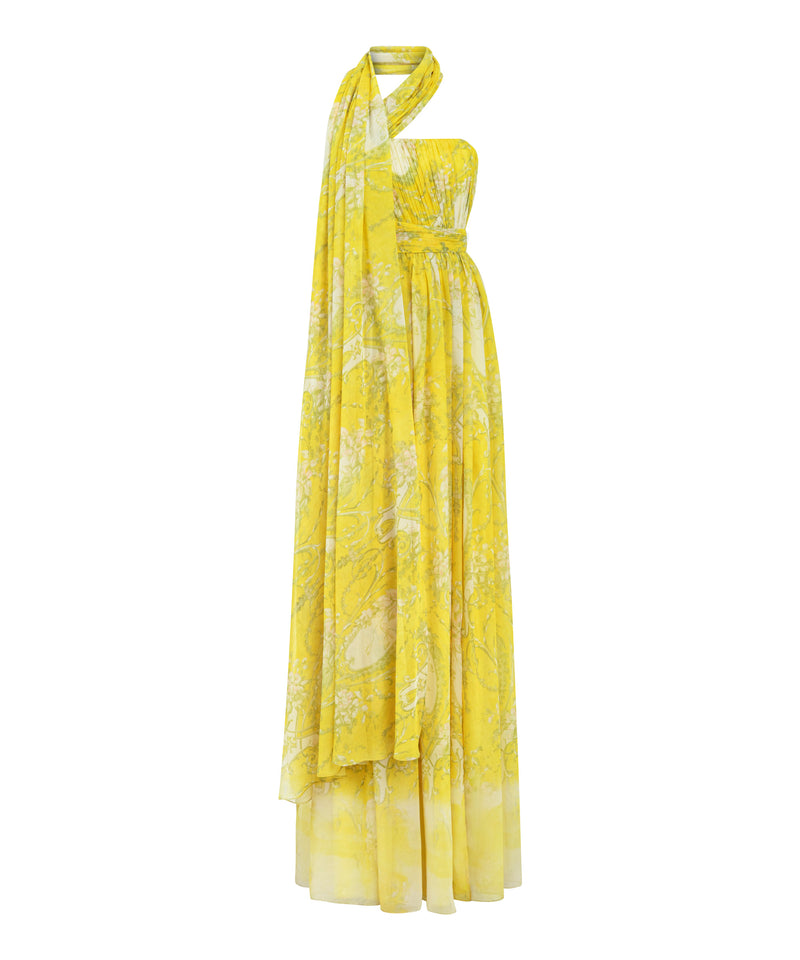 Ipekyol Maxi Dress With Scarf Accessory Yellow