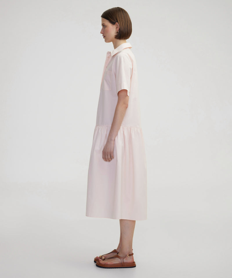 Ipekyol Pleated Midi Dress Powder