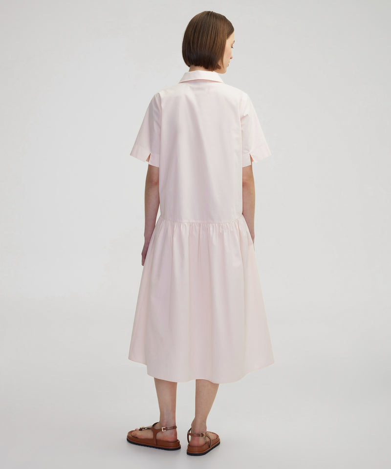Ipekyol Pleated Midi Dress Powder