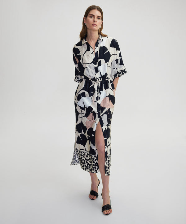 Ipekyol Adjustable Waist Shirt Dress Black